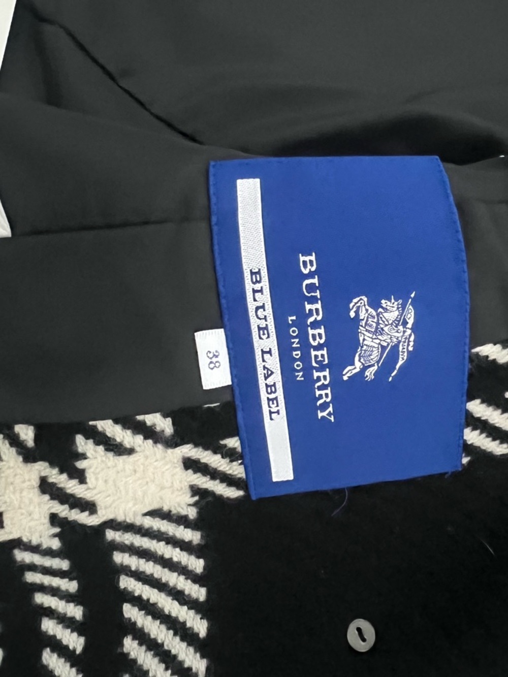 Burberry Blue Label Plaid Coat - Picture 4 of 7